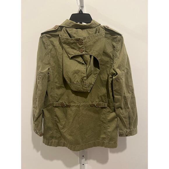 J Crew women’s army green utility jacket, size US S - Picture 2 of 2